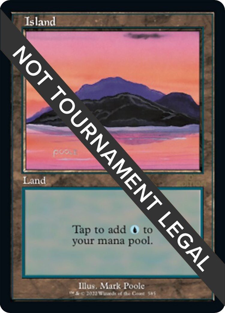 Island (585) (Retro Frame) (585) (30A)