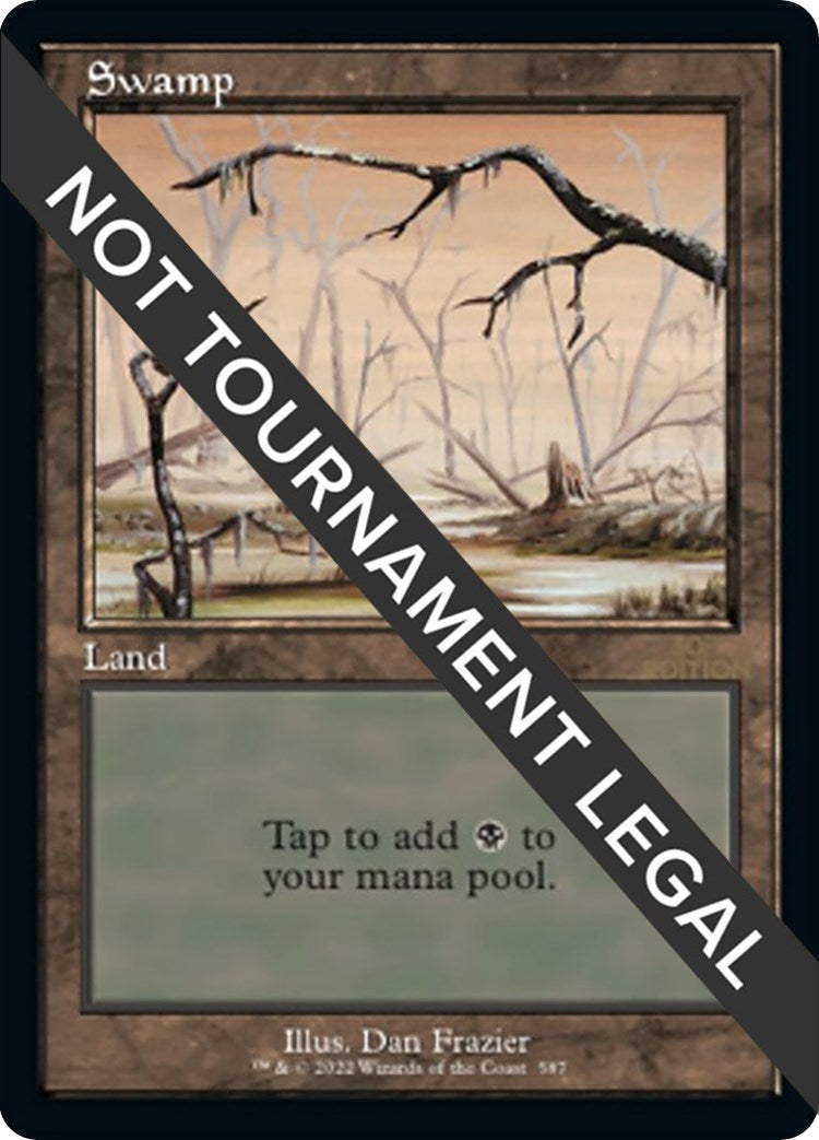 Swamp (587) (Retro Frame) (587) (30A)