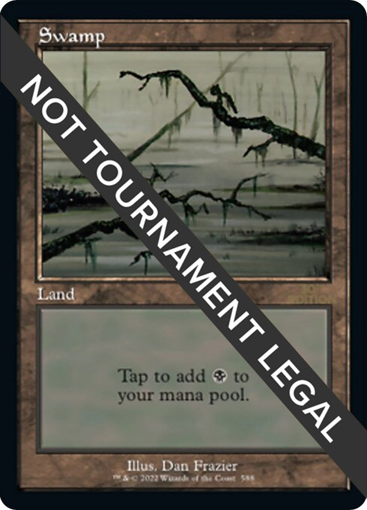 Swamp (588) (Retro Frame) (588) (30A)