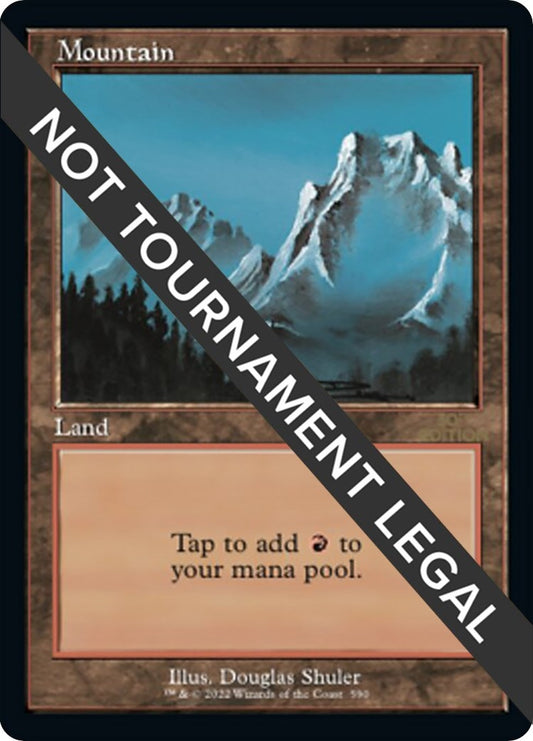 Image for Mountain (590) (Retro Frame) (590) (30A) - Magic: The Gathering