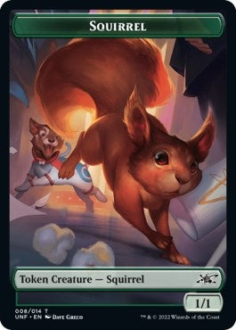 Squirrel // Balloon Double-sided Token (UNF)