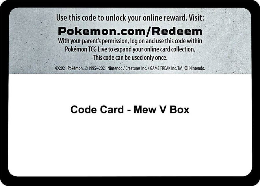 Code Card - Mew V Box (MCAP)