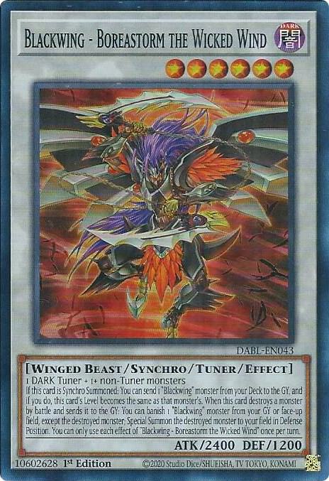 Blackwing - Boreastorm the Wicked Wind (DABL-EN043) (DABL)