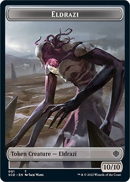 Eldrazi // Soldier Double-Sided Token (1 // 8) (SCD)