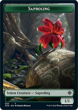 Saproling // Soldier Double-Sided Token (23 // 8) (SCD)