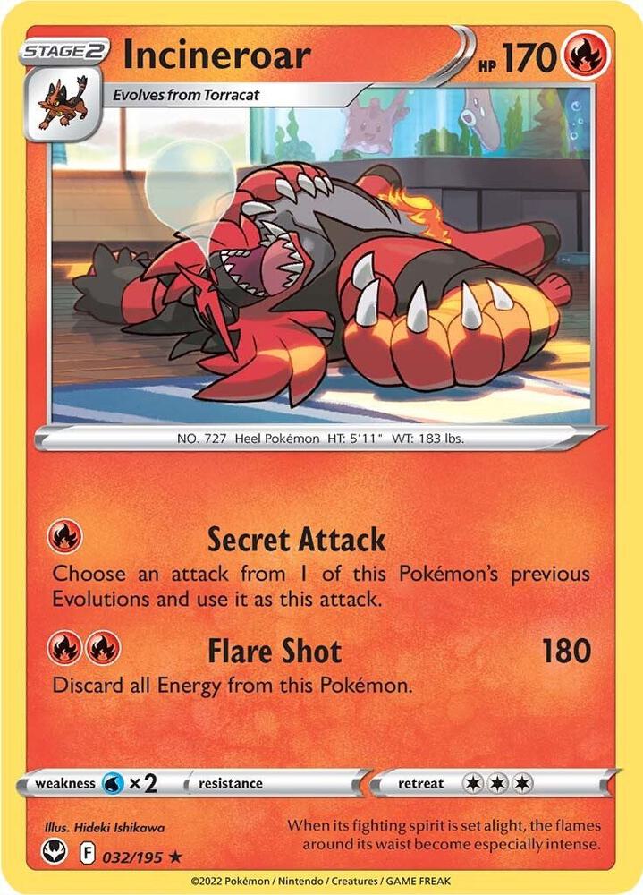 Incineroar (032/195) (SWSH12)