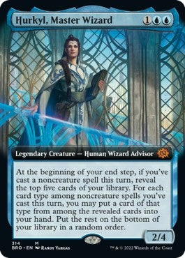 Hurkyl, Master Wizard (Extended Art) (314) (BRO)