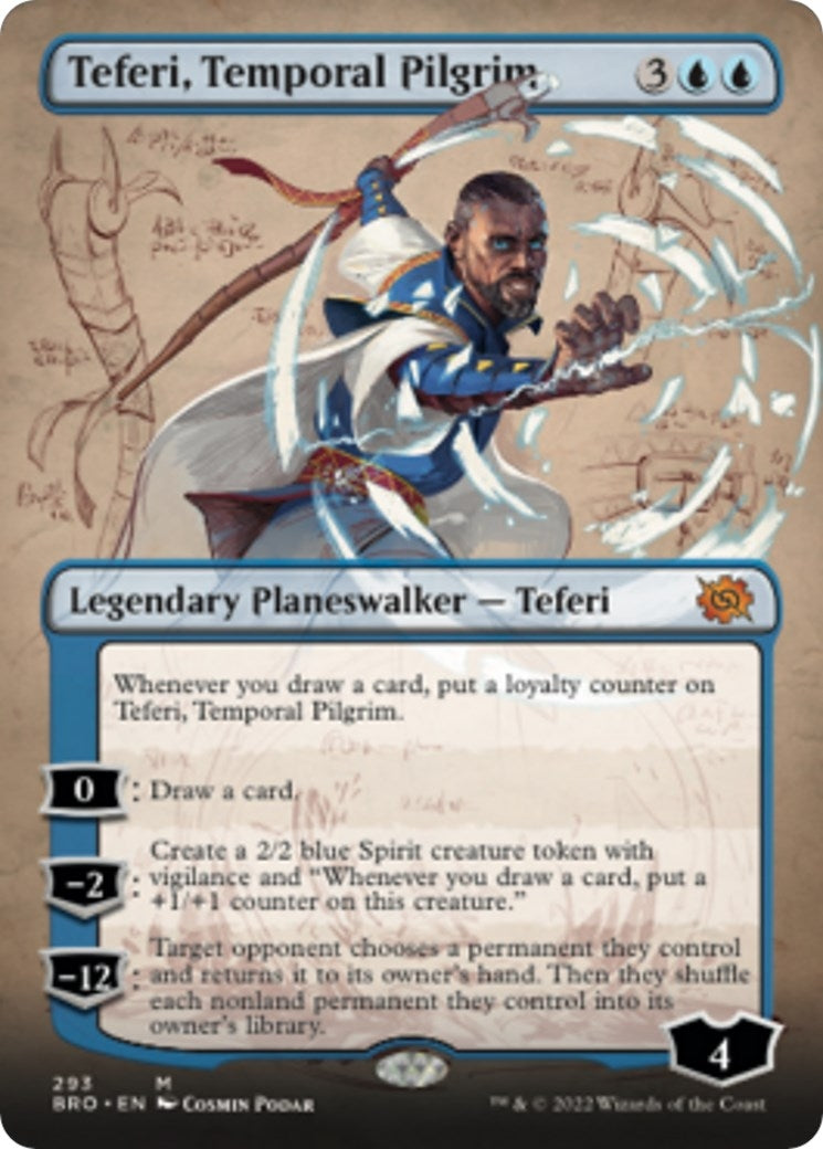 Teferi, Temporal Pilgrim (Borderless) (293) (BRO)