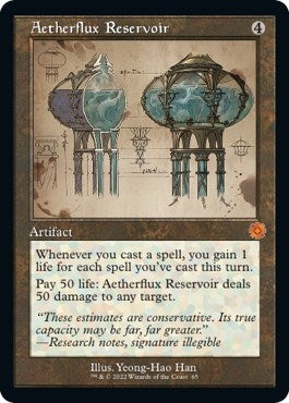 Image for Aetherflux Reservoir (Schematic) (65) (BRR) - Magic: The Gathering