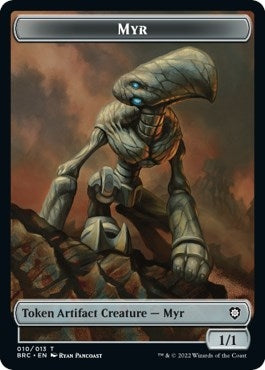 Myr // Thopter (010) Double-Sided Token (10 // 10) (BRC)