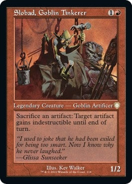 Slobad, Goblin Tinkerer (Retro Frame) (118) (BRC)