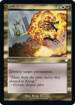 Vindicate (Retro Frame) (131) (BRC)