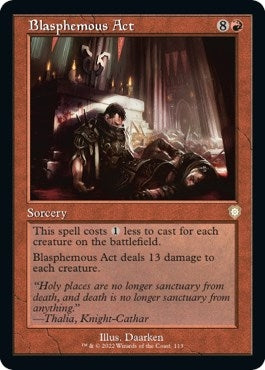 Blasphemous Act (Retro Frame) (113) (BRC)