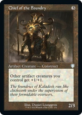 Chief of the Foundry (Retro Frame) (134) (BRC)