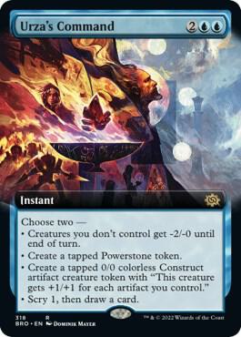 Urza's Command (Extended Art) (318) (BRO)