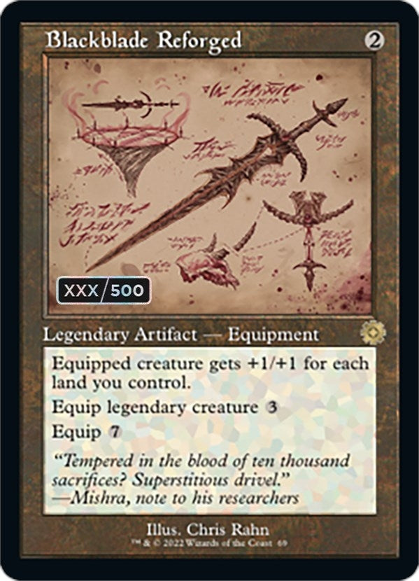 Blackblade Reforged (Schematic) (Serial Numbered) (69) (BRR)