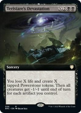 Terisiare's Devastation (Extended Art) (56) (BRC)