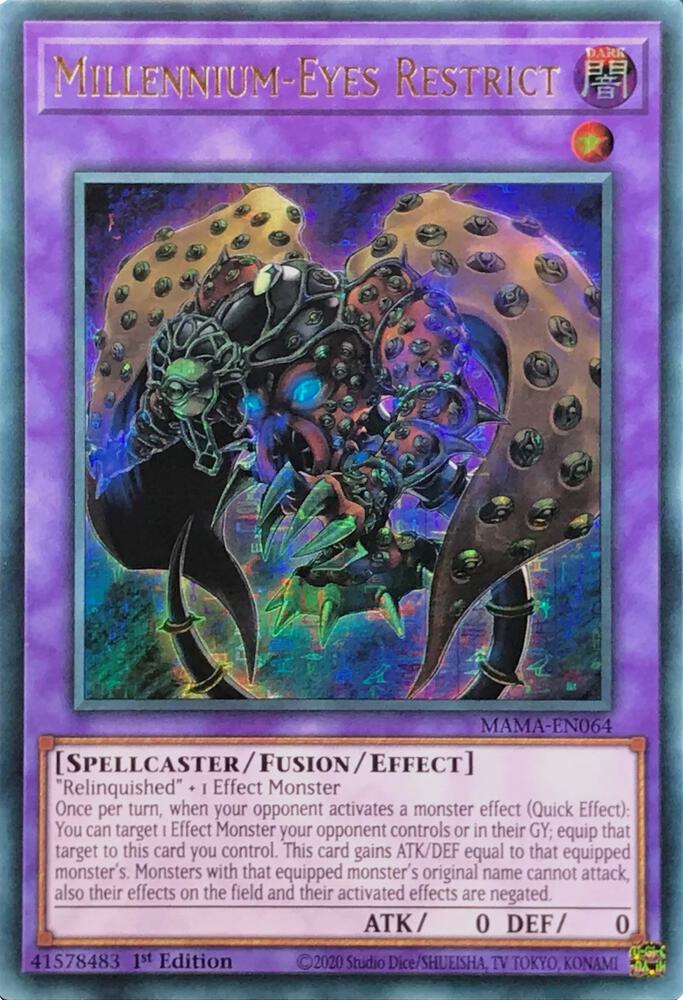 Millennium-Eyes Restrict (Ultra Pharaoh's Rare) (MAMA-EN064) (MAMA)