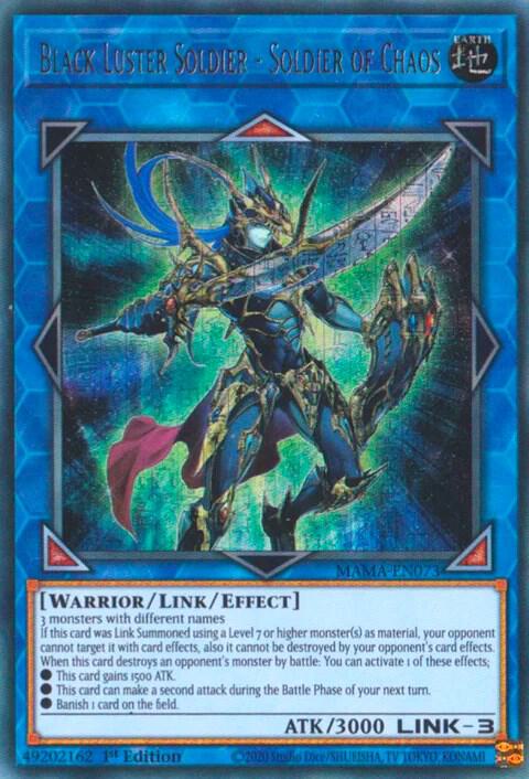 Black Luster Soldier - Soldier of Chaos (Ultra Pharaoh's Rare) (MAMA-EN073) (MAMA)