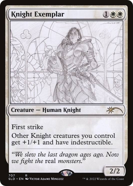 Image for Knight Exemplar (707) (707) (SLD) - Magic: The Gathering