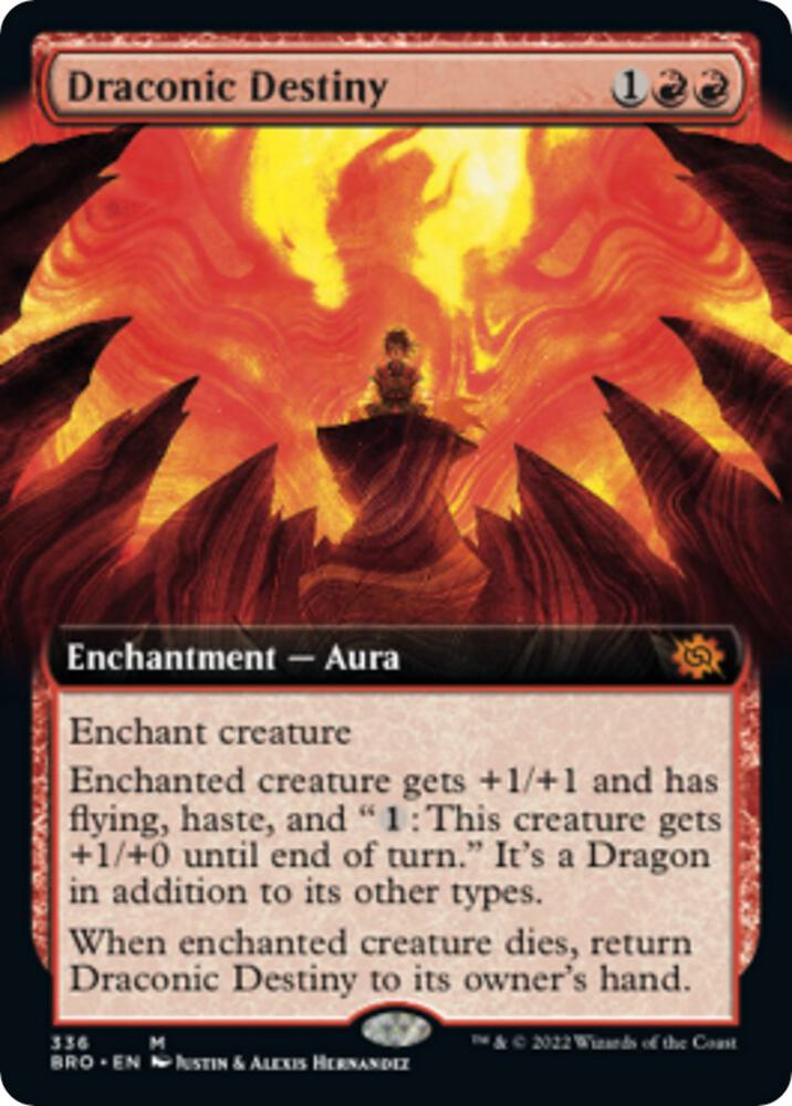 Draconic Destiny (Extended Art) (336) (BRO)