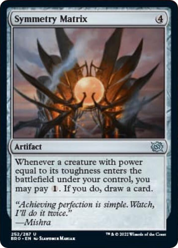 Symmetry Matrix (252) (BRO)