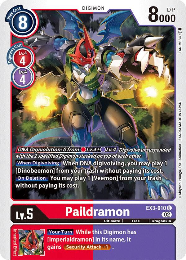 Paildramon (EX3-010 U) (EX-03)