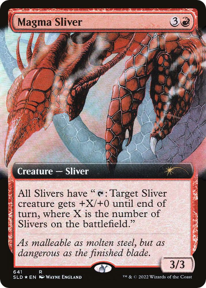 Magma Sliver (Extended Art) (641) (SLD)