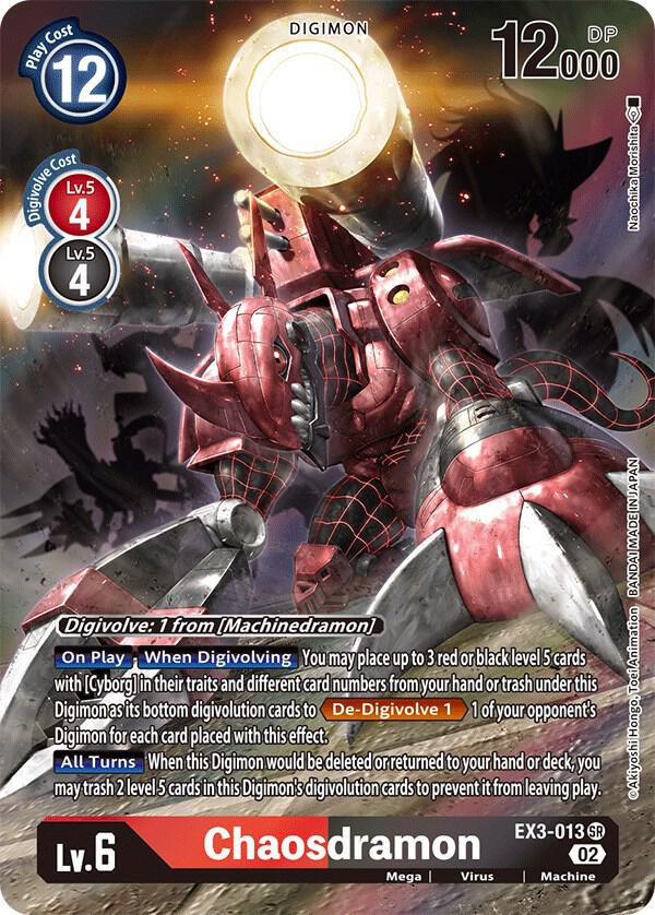 Chaosdramon (Alternate Art) (EX3-013 SR) (EX-03)