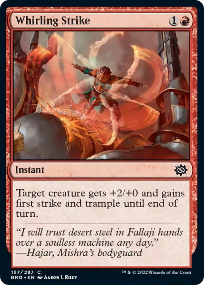 Whirling Strike (157) (BRO)