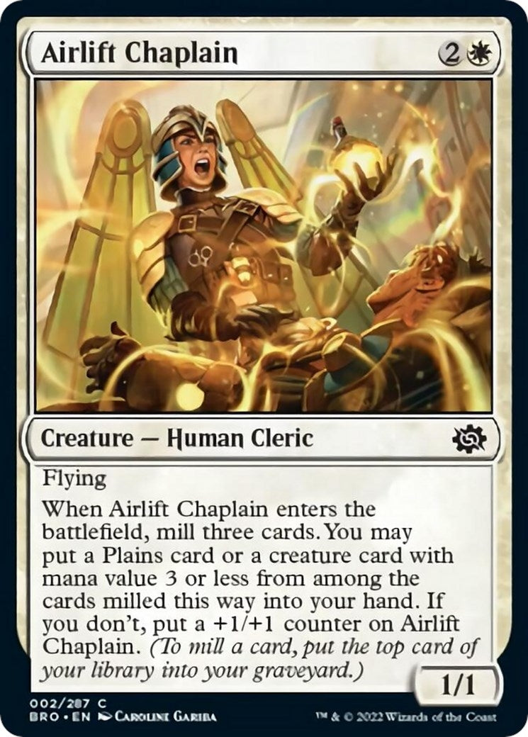 Image for Airlift Chaplain (2) (BRO) - Magic: The Gathering
