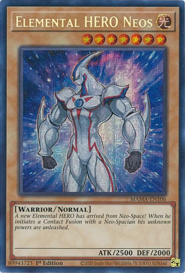 Elemental HERO Neos (Secret Pharaoh's Rare) (MAMA-EN106) (MAMA)