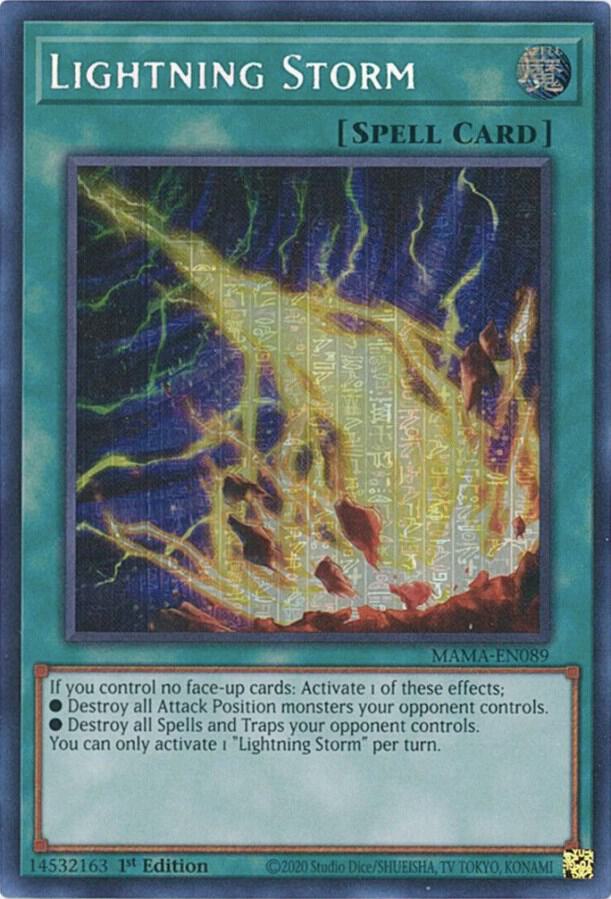 Lightning Storm (Secret Pharaoh's Rare) (MAMA-EN089) (MAMA)