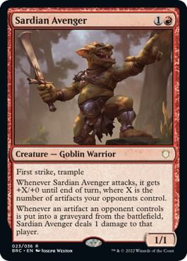 Sardian Avenger (23) (BRC)