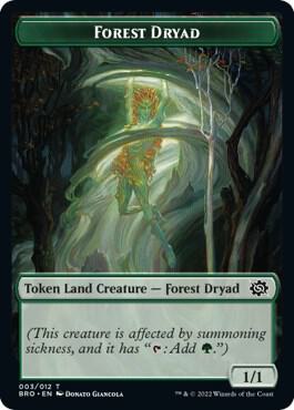 Forest Dryad Token (3) (BRO)