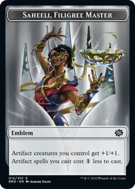 Emblem - Saheeli, Filigree Master (12) (BRO)
