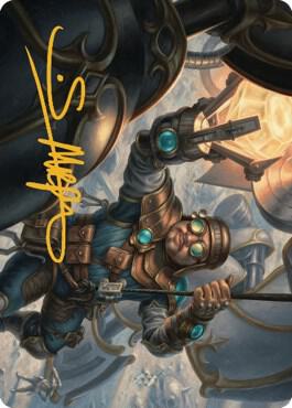 Powerstone Engineer Art Card (Gold-Stamped Signature) (2) (ASBRO)
