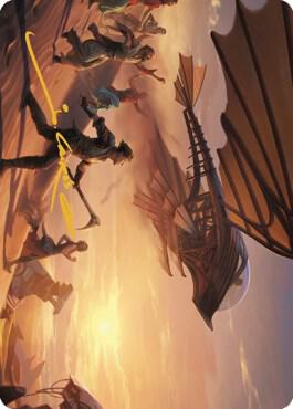 Take Flight Art Card (Gold-Stamped Signature) (12) (ASBRO)