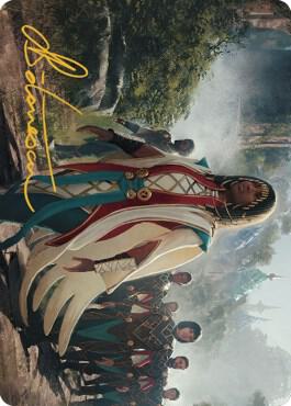 Queen Kayla bin-Kroog Art Card (Gold-Stamped Signature) (39) (ASBRO)