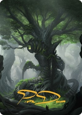 Forest Art Card (Gold-Stamped Signature) (53) (ASBRO)