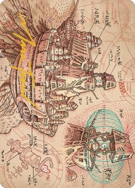 Defense Grid Art Card (Gold-Stamped Signature) (58) (ASBRO)