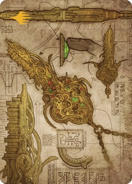 Key to the City Art Card (Gold-Stamped Planeswalker Symbol) (65) (ASBRO)