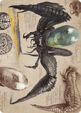 Psychosis Crawler Art Card (Gold-Stamped Signature) (73) (ASBRO)