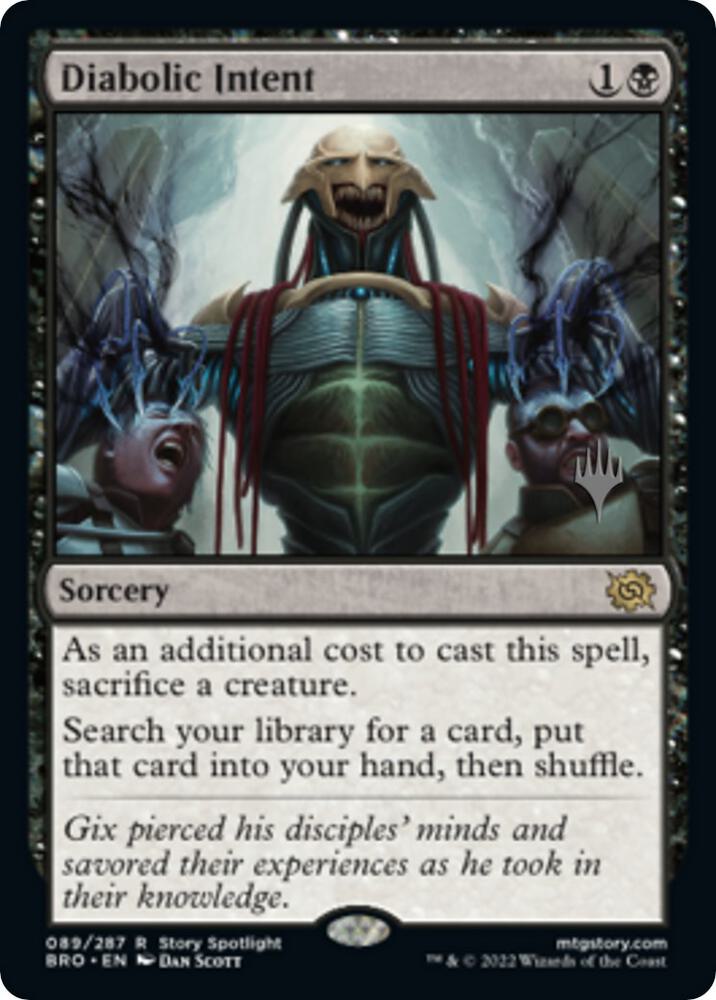 Diabolic Intent (89) (PPBRO)