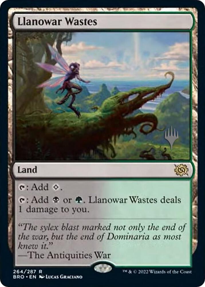 Llanowar Wastes (264) (PPBRO)