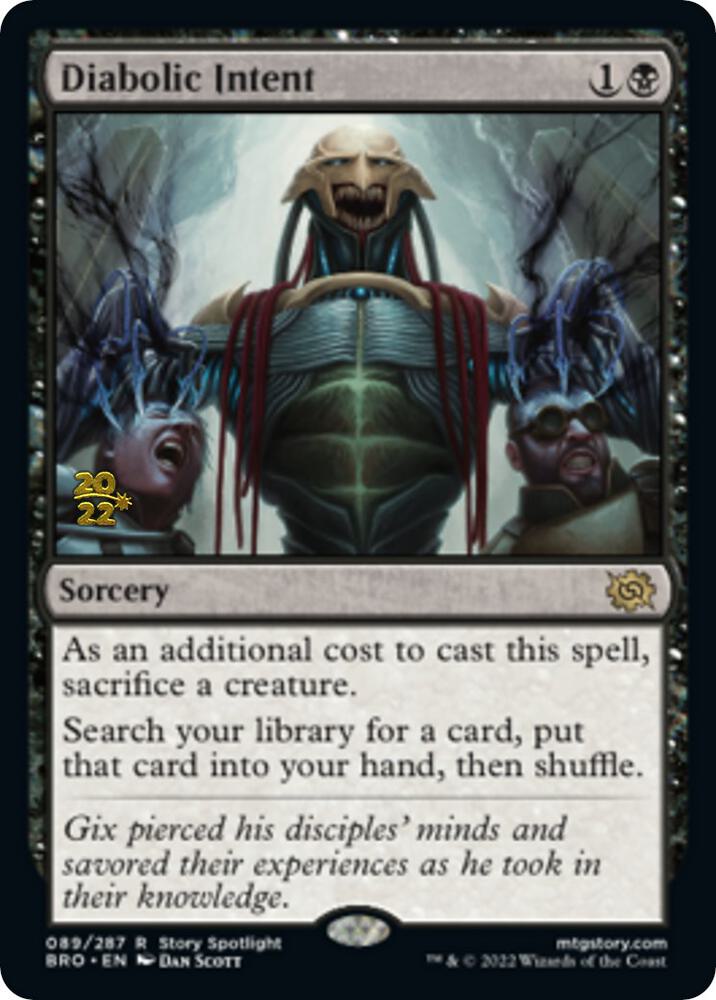 Diabolic Intent (89) (PRE)