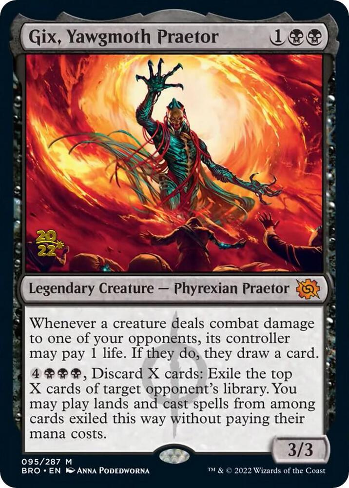 Gix, Yawgmoth Praetor (95) (PRE)