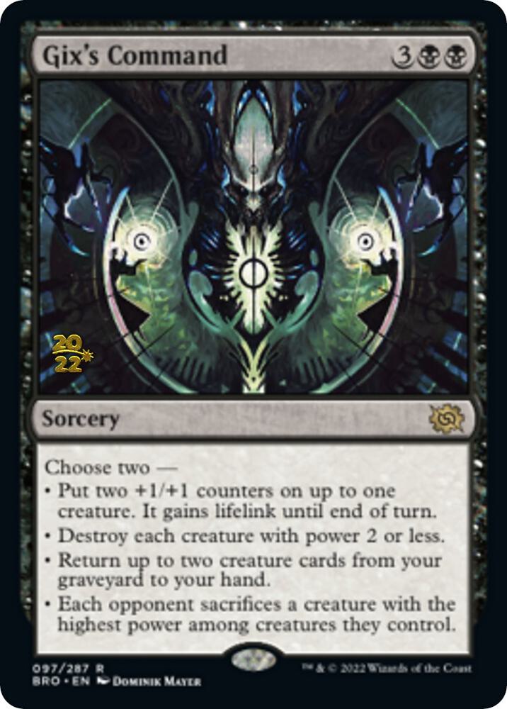 Gix's Command (97) (PRE)