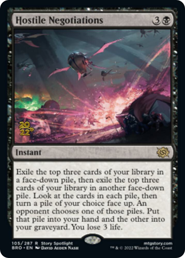 Hostile Negotiations (105) (PRE)