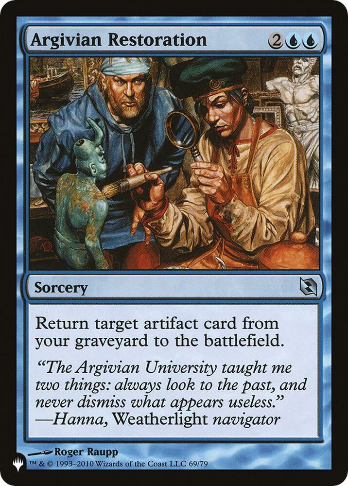 Argivian Restoration (69/79) (LIST)